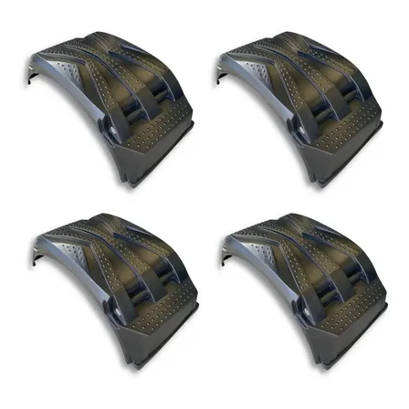 Kit 4 Paralama Plástico Para Carreta Librelato Universal