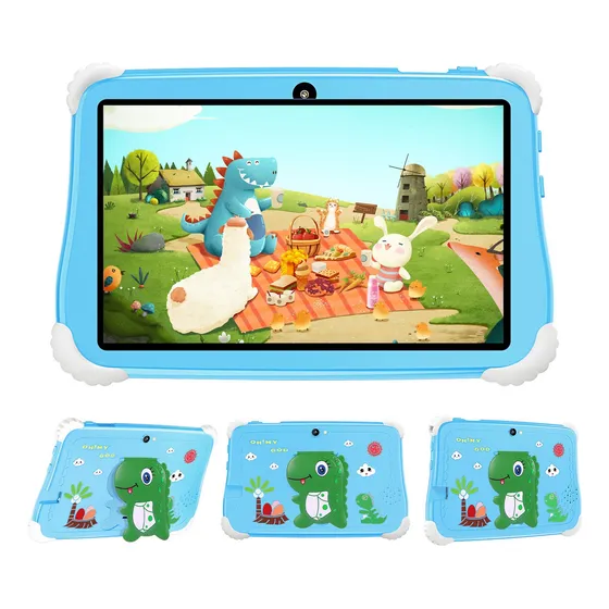 7'' Tableta Para Niños Con Funda Android 11 Wifi 6g+128g Celeste