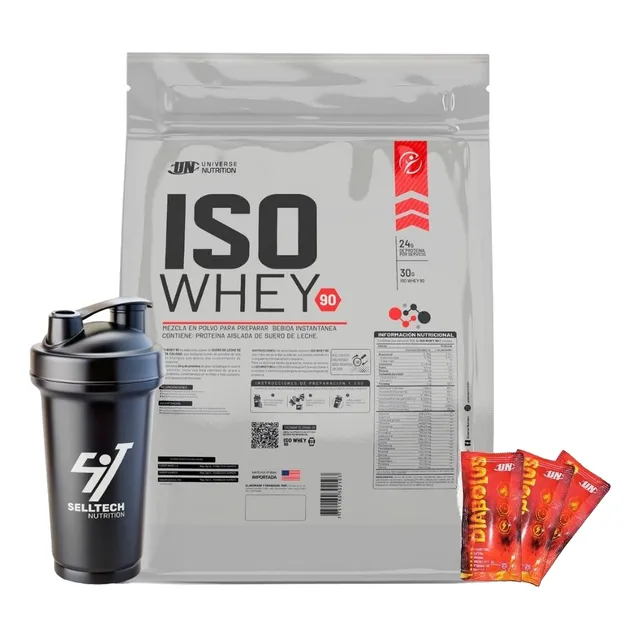 Proteína Universe Nutrition Iso Whey 90 5kg Vainilla +shaker