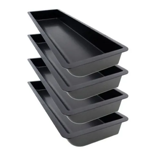 10 Forma Plástica Guia Meio Fio Artefatos Cimento 80x25x8 
