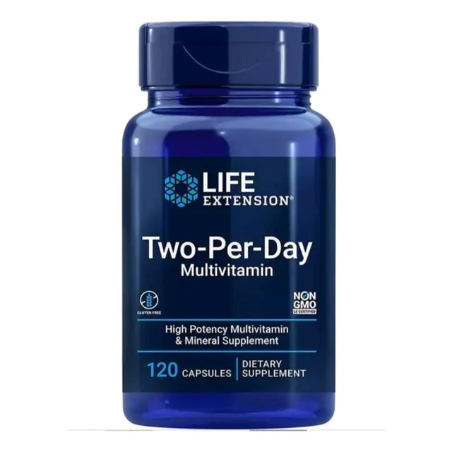 Two Per Day 120caps Life Extension Multivitaminico Importado