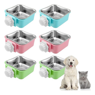Tigelas De Comida Para Cães Zopeal, 6, Caixa De Aço Pequena Tigelas De Comida Para Cães Zopeal, 6, Caixa De Aço Pequena