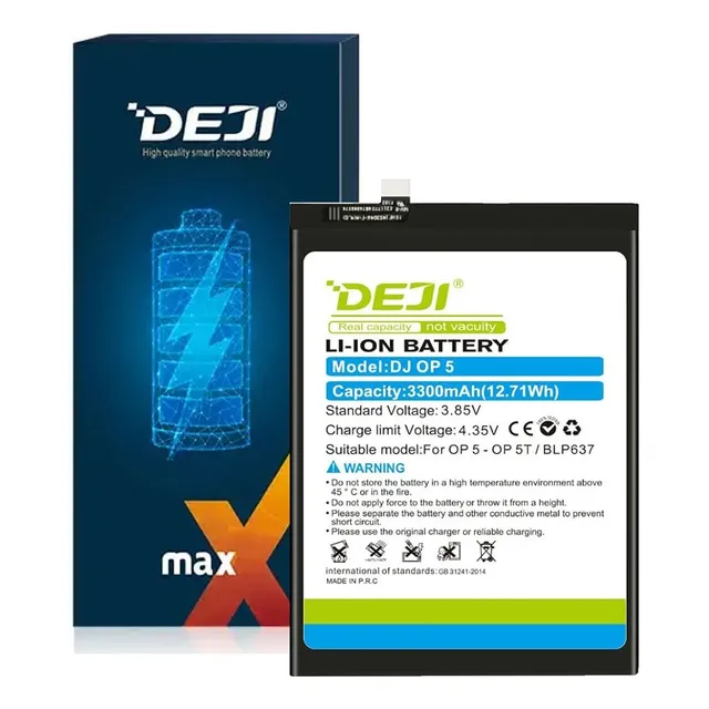 Bateria Para Oneplus 5 1+5 / One Plus 5t 1+5t Marca Deji