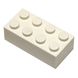Piezas Y Piezas De Lego: Ladrillo Blanco 2x4 X50 Piezas Y Piezas De Lego: Ladrillo Blanco 2x4 X50