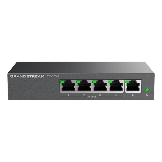 Gwn7700p, Switch Poe No Administrable, 5 X Gigaeth, 4 Poe