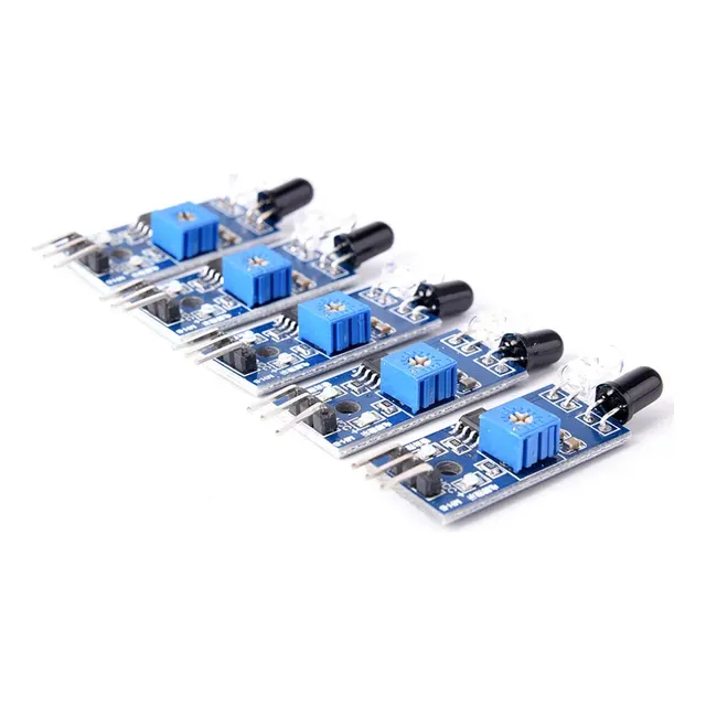 Lote 5 Unidades Módulo Ir Sensor Infrarrojo Arduino Hw-201