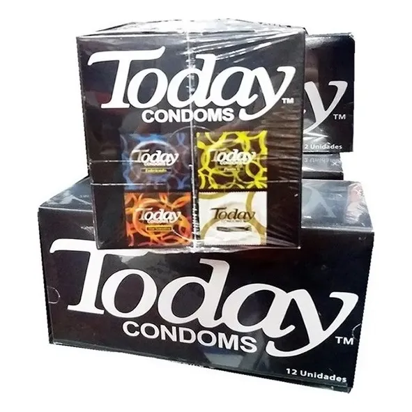 Condones Today Caja Preservativos, 12 Unidades