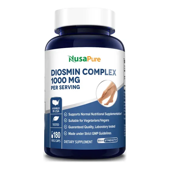Suplemento Nusapure Diosmin Complex 1000 Mg 180 Cápsulas Veg