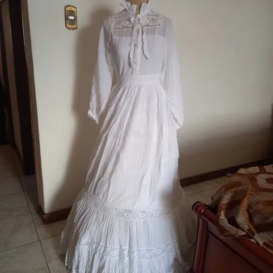 Vestido Antiguo De Época Francés 1940 Dama Antigua