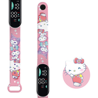 Reloj Digital Led Touch Waterproof Sanrio Kitty Reloj Digital Led Touch Waterproof Sanrio Kitty