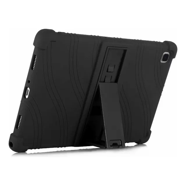Funda Para Samsung Tab S7 Plus 12.4  Gomas + Parante Negra