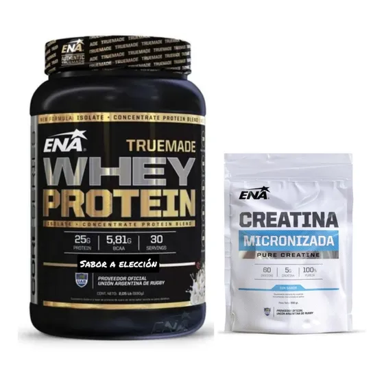 Whey Protein True Made 930g+ Creatina Micronizada 300g - Ena