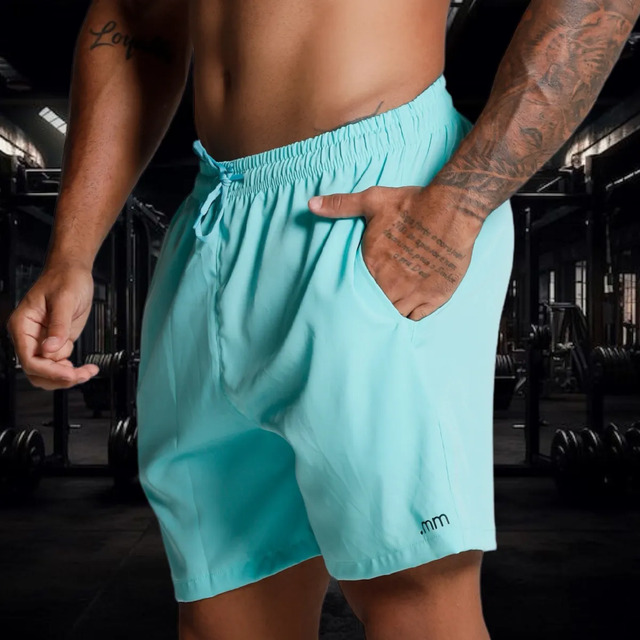 Bermuda Tectel Masculino Leve Fresca Bolsos Frontais Bermuda Tectel Masculino Leve Fresca Bolsos Frontais