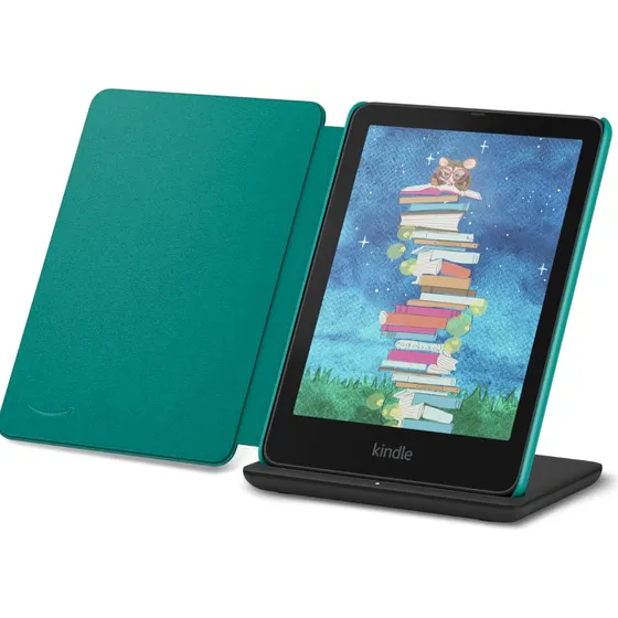 Kindle Colorsoft 32gb + Capa De Couro + Dock Sem Fio