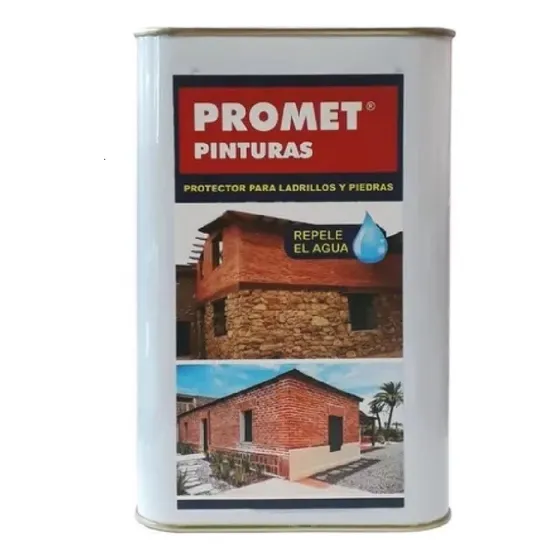 Barniz Acrílico Protector Piedras Y Ladrillos 900 Ml Promet
