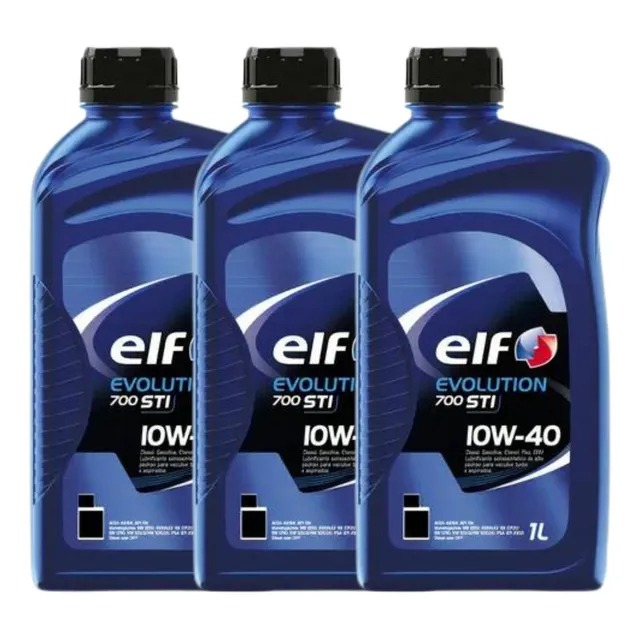 Kit De Óleo 10w40 Elf Evolution 700 Sti 3 Litros Renault