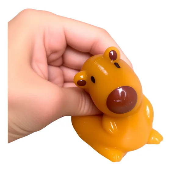 Capivara Filó Taba Squishy Brinquedo Fidget Antistress Kawai