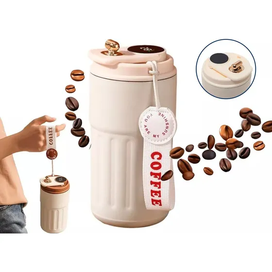 Vaso Termico Acero Inox. C/ Sensor Temperatura Frio Caliente