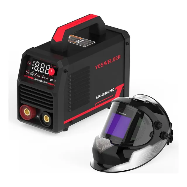 Soldador De Palo 205a Led Inversor Digital Igbt Solar