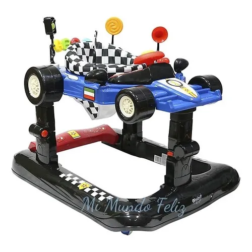 Andador Para Bebe Y Caminador Musical Y Juegos Niño Niña Color Azul