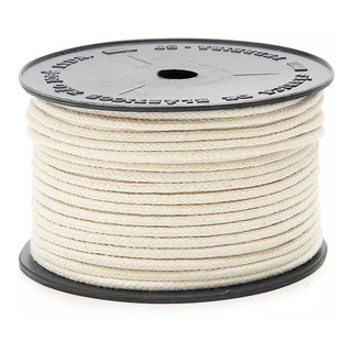 Cordão São José Trançado De Algodão Cru Ref.3041 4mm 50mts Cordão São José Trançado De Algodão Cru Ref.3041 4mm 50mts