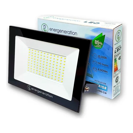 Reflector Energeneration Led 100w Montable Luz Día