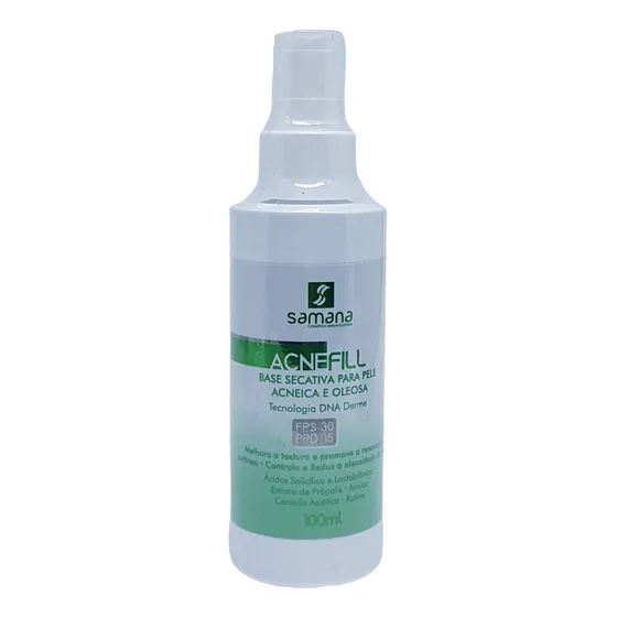 Acne Fill Base Secativa Fps30 100ml Samana
