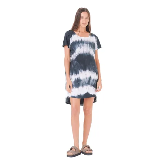 Vestido Tipo Remera Batik Lined Jersey Arizona 9524 Negro