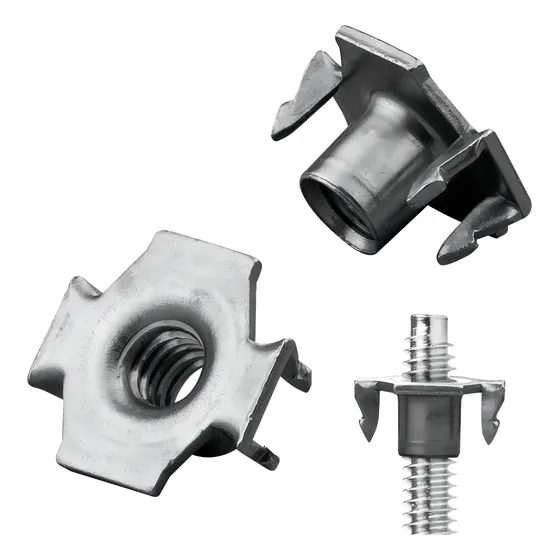 Inserto T Nut Tuerca T-nut Mueble Madera 1/4 X 9mm 100 Pzs