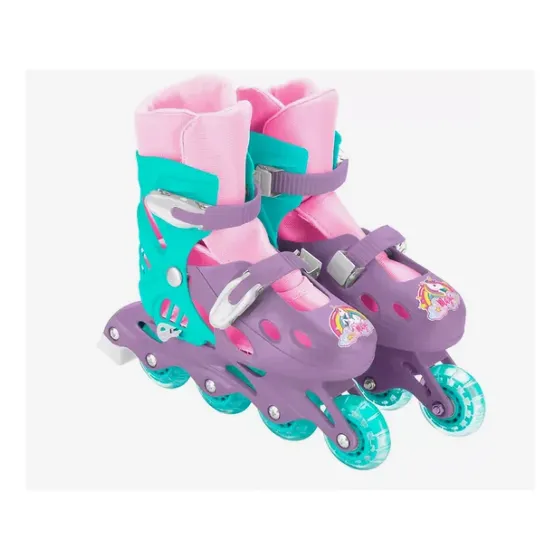 Rollers Unicornio Bota Regulable Extensible + Bolso Sb Ct