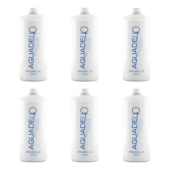Agua Oxigenada Probelle 900ml 40vol Cremosa - Kit C/ 6un Tom Sem tom