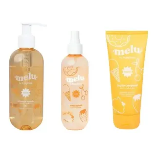 Kit Cuidados Corporal Buttercream Melu Ruby Rose 3 Itens