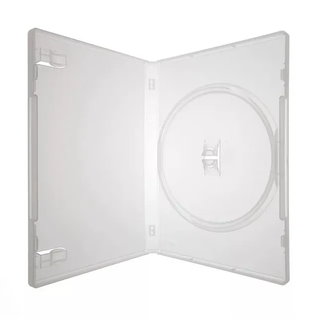 Estojo Box P/ 1 Dvd Transparente Amaray - 100 Und.