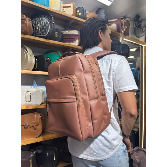 Morral Yordi De Cuero Genuino Unisex