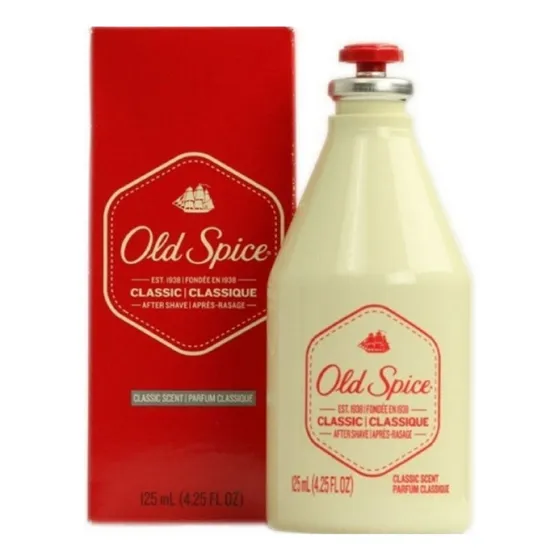 Loción Old Spice Perfume Clasico Post Afeitar Y A