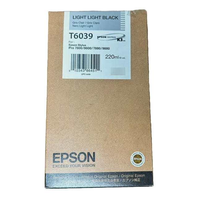 Tinta T6039 Light Light Black Original Caducada