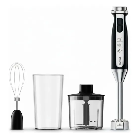 Mixer 1000w De Acero Klasse 3 En 1 Batidor, Picador Y Vaso Acero | Cuotas sin interés