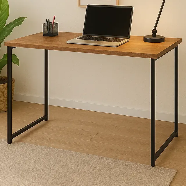 Mesa Home Office Escrivaninha Industrial 90cm