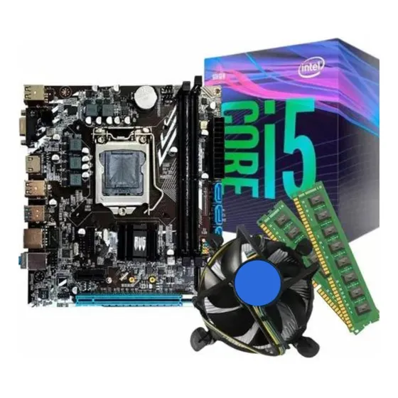 Kit Placa Mãe + Intel Core I5 6º 1151 Ram 16gb Ddr4 + Cooler
