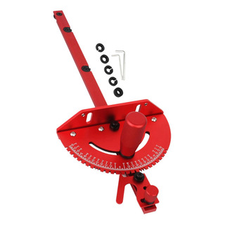 De Mesa Para Carpintería, Calibre De Inglete De Metal Rojo De Mesa Para Carpintería, Calibre De Inglete De Metal Rojo