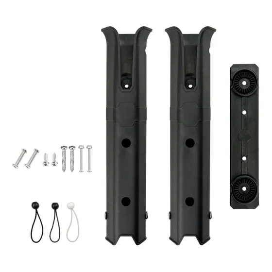 Soporte Para Caña De Pescar De 2 Tubos, Soporte Negro