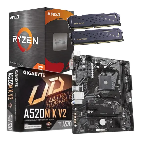 Combo Actualizacion Pc Amd Ryzen 5600g + Mother + 16 Gb