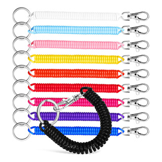 Llavero Con Forma De Resorte En Espiral, 10 Unidades, Con Co Llavero Con Forma De Resorte En Espiral, 10 Unidades, Con Co
