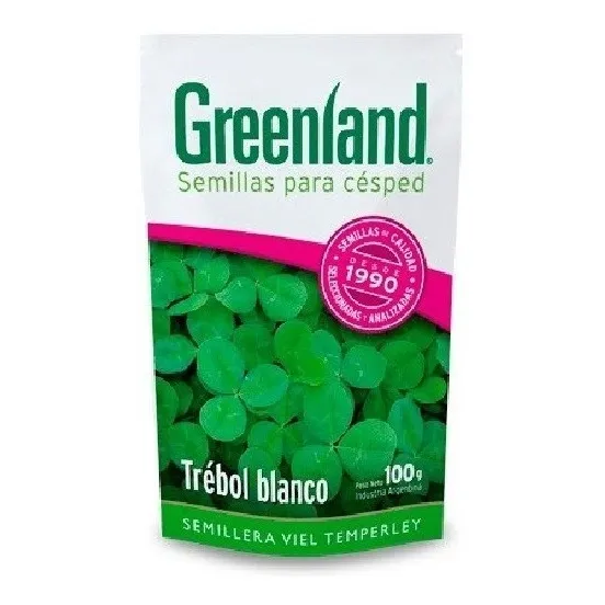 Semillas Cesped Trebol Blanco Grasslands Huia 100g Greenland