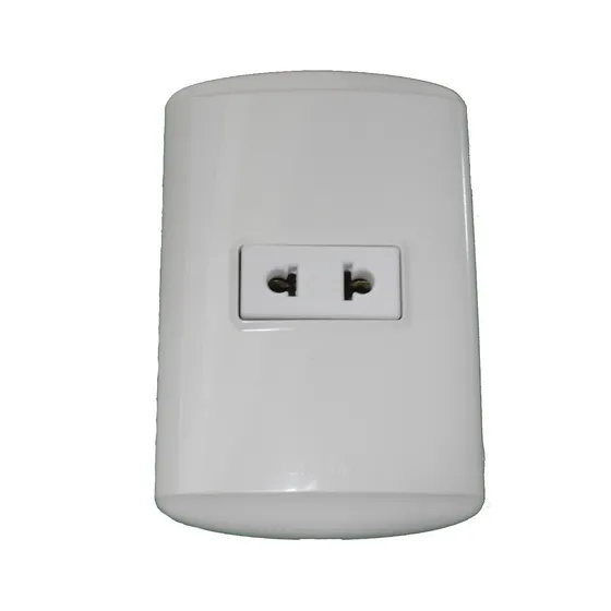 Toma Corriente Universal Un Taco Bticino 1112wb 2p Blanco