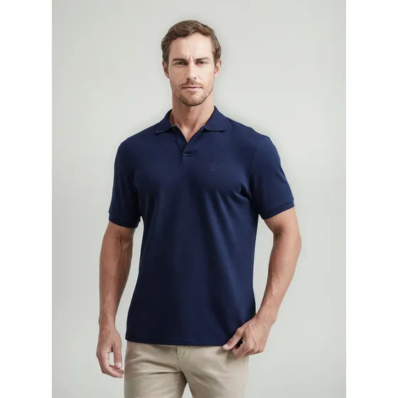 Polo Slim Fit Chevignon 609f011 Azul Dark