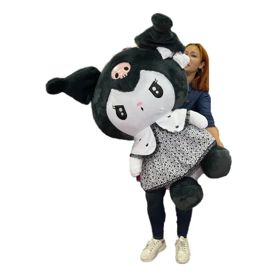 Kuromi Peluche Gigante 1.30cm Más Globos Y Moño