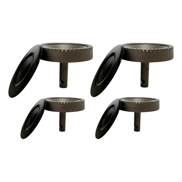 Juego X 4 Hornallas Cocina Industriales C/regulador De Aire