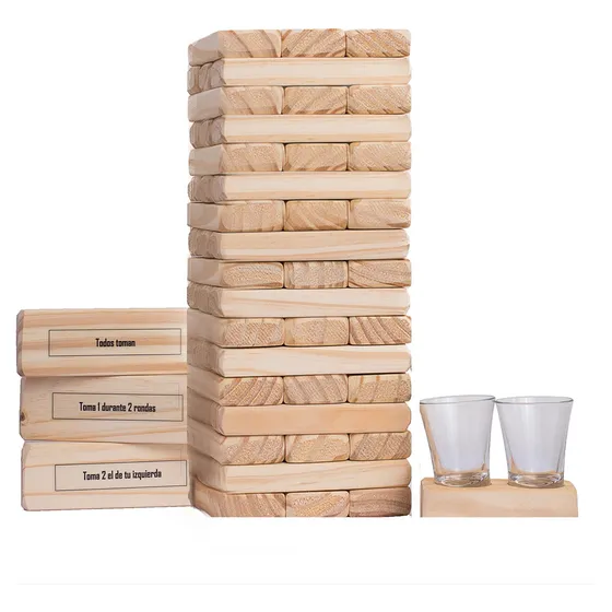 Torre Yenga Borracho +  Chupitos + Bolso
