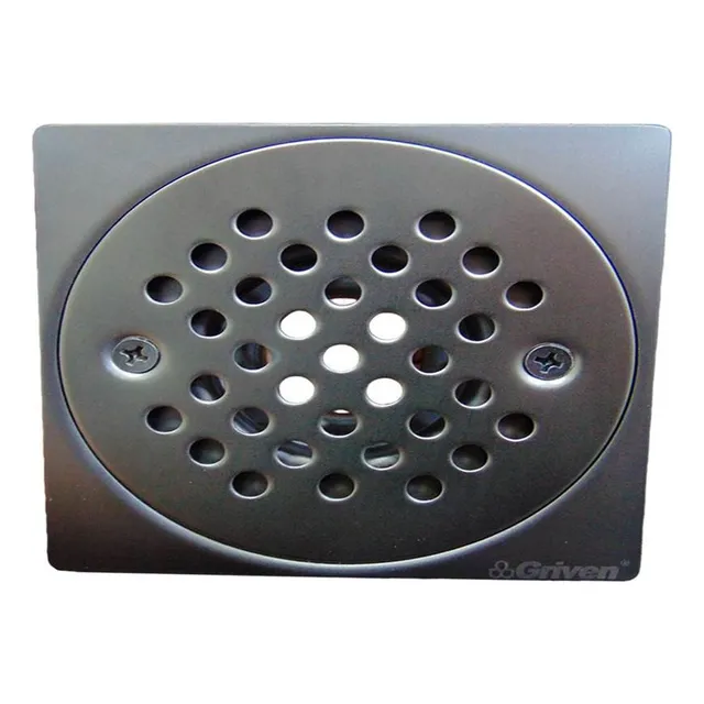 Rejilla Centro Piso Acero Inoxidable Anticucarachas 10 Cms 